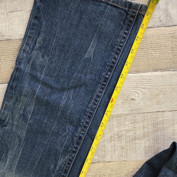 DECREE | NWOT Bootcut Blue Jeans in Dark Wash sz 5 - Picture 11 of 14